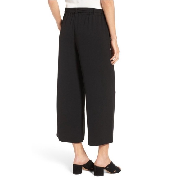 Halogen Wide Leg Pants with Waist Tie Belt Women’s Size Medium in Black NWT! - Picture 2 of 9